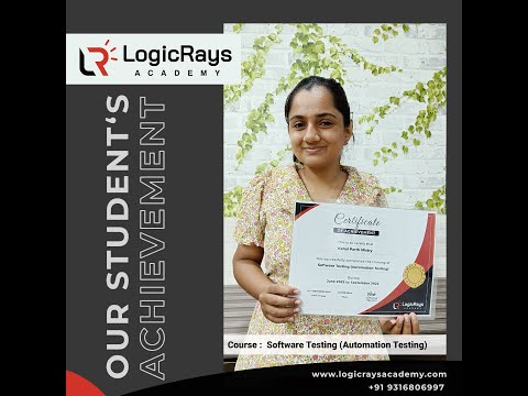 Automation Testing Course Review by Student |  LogicRays Academy | Ahmedabad