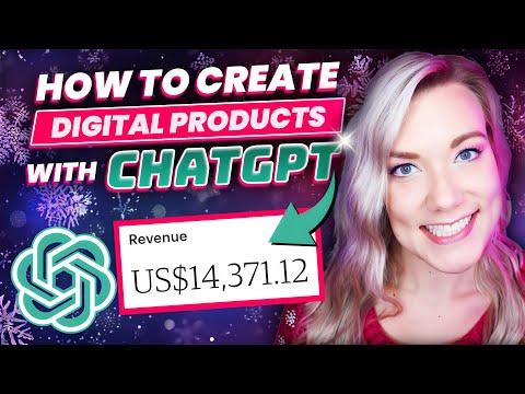 How to Use ChatGPT to Create and SELL Digital Products (Printables, Games, & More!)
