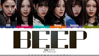 izna 'BEEP' Lyrics (이즈나 BEEP 가사) [Color Coded Han_Rom_Eng] | ShadowByYoongi
