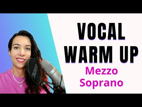 Vocal Warm-up for Mezzo/Alto. Mezzosoprano daily vocal exercises . Natalia Bliss vocal coach. Day 10