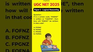 Can You Solve This UGC NET Logical Reasoning Question? | 1-Min Challenge!