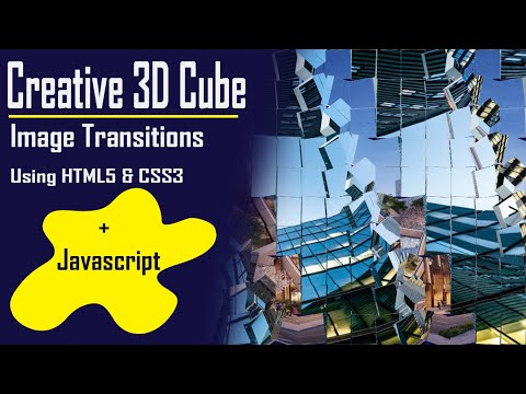 CSS cube rotation effect _  Using Javascript