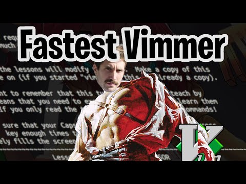 VimTutor World Record Speed Run 100% No Glitch
