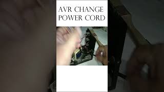 AVR repair, power cord problem #shortsvideo #avr 🐱‍🐉