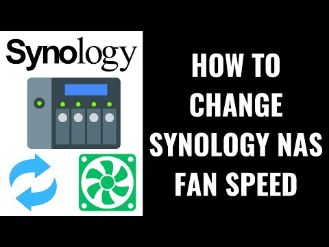 How to Change Synology NAS Fan Speed