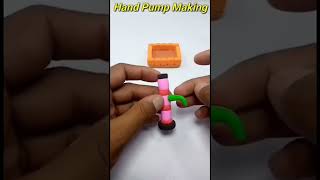 Hand pump making at home #shorts | clay hand pump sculpture #shorts