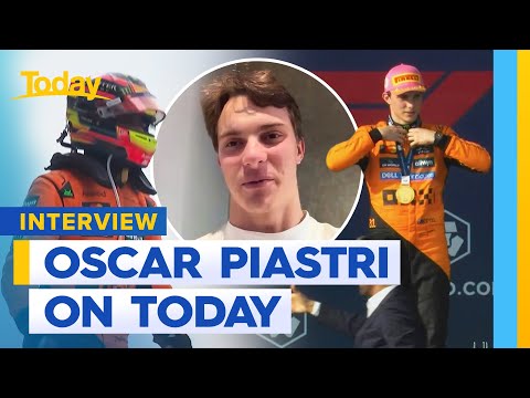 Oscar Piastri still on a high after historic F1 win | Today Show Australia