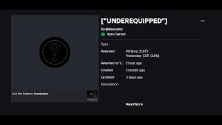 How to get UNDEREQUIPPED badge in Examination