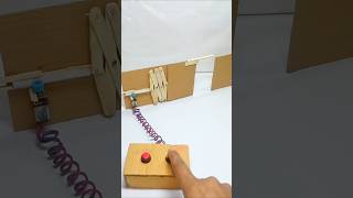 New Mechanical Gate - DC Motor #dcmotor #tech #diyproject #shorts