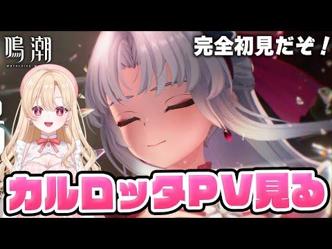 【#鳴潮】完全初見！カルロッタちゃんキャラPVを見ます！！公式HPもチェックする１２８【初見さん歓迎/めいちょう/wuthering waves/wuwa/新人Vtuber】#鳴潮RALLY