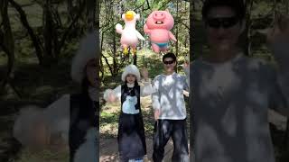 Dancing 🐉🐑 #于龙怕热 #杨咩咩 #杨伊璐 #yulong  #yangmiemie #vulong #yuyang #短剧