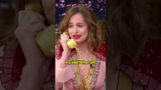 Dakota Johnson 🥰 Playing Calling Game 🎮 With Jimmy Fallon.#shorts #jimmyfallon #DakotaJonshon