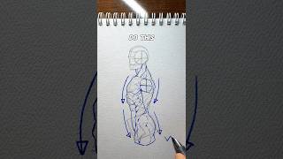 ✨Anatomy drawing tutorial EsayPeasy✨ #howtodraw
