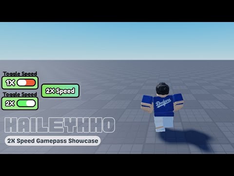 Speed Gamepass Showcase with Toggle Button | Roblox Studio Scripting