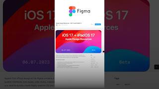 Apple Launches New Figma UI Kit for IOS 17 & ipadOS 17