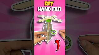 How to Make Hand Fan at Home | Paper Craft 🤩#shorts