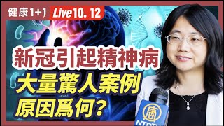 新冠病毒引起驚人精神疾病案例！新冠疫情其實是一場精神疾病的大流行？精神如何影響健康？1方法改善精神健康！（10.12.2022） | 健康1+1 · 直播