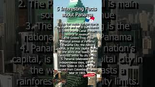 5 interesting Facts about Panama #shorts #facts #travel #interestingfacts #funfacts #panama