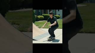 Mini Skateboard Trick… but gravity bugs #skateboarding #skate #sports #gravity