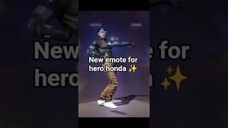 New emote for hero honda 😘😅 #funny #comedy #freefire #tranding #herohonda #shortsfeedye #subscribe