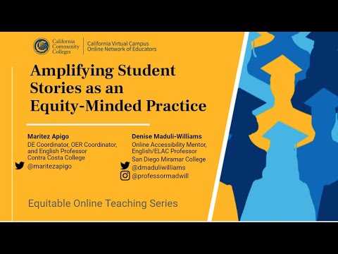 Amplifying Student Stories as an Equity-Minded Practice