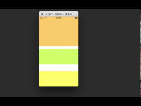 Autolayout Class - Size Classes  Demo for iPhone