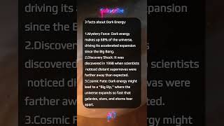 3 eerie facts about dark energy! Mystery force, shocking discovery, and cosmic end—wow! 🌌
