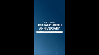 Tata Steel | Air India | Celebrating 119 Years of JRD Tata | A tribute by Captain Shivani Kalra