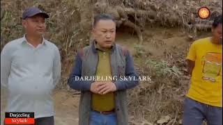 बदमताम-छिपछिपे सडक निर्माण निरीक्षण सभासद योगेन्द्र प्रधानद्वारा