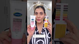 Testing PH BALANCE🌈✨ #ashortaday #phbalance #cleanser #yt #ytshorts