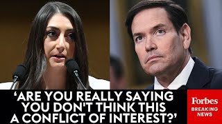 TENSE: Sara Jacobs Presses Marco Rubio About Trump Family Business In The United Arab Emarites