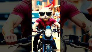Hero Cat defeated the villain #aicat #catfight #herocat #cat #aicatstories #funnycat #shorts