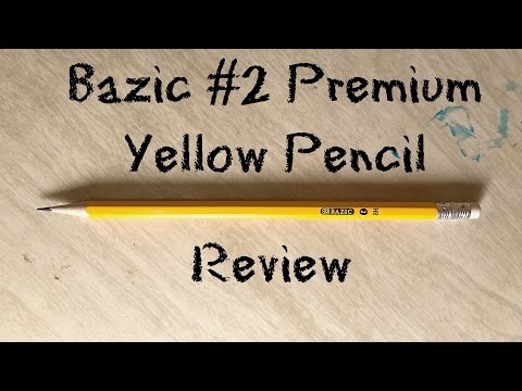 BAZIC #2 Premium Yellow Pencil Review