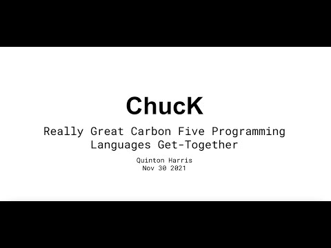All About ChucK: An Audio Programming Language