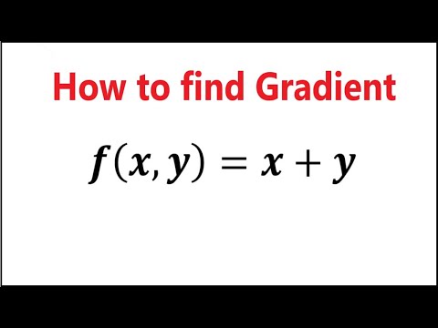 How to find Gradient Vector