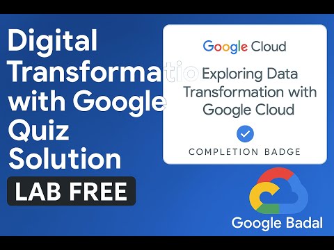 Exploring Data Transformation with Google Cloud | Quiz Answers & Lab-Free Guide 🚀