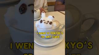 I went to #tokyo #3DArt cafe located in #Shibuya city called #CafeReissue #japancafe #Japanvlog