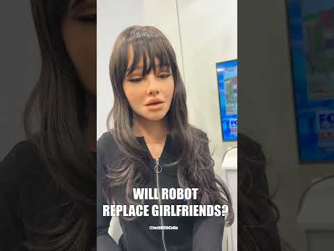Will #airobot replace girlfriend and boyfriend? #ces2025 #realbotix #companionrobot