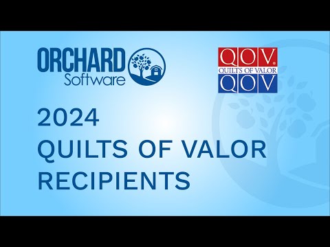 Orchard Software 2024 Quilts of Valor Presentation