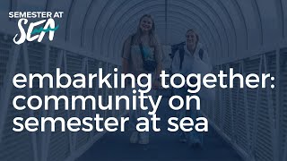 Semester at Sea Students Light Up with New Connections | Fall 2024 Embarkation Day