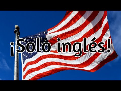 Un video hablando solo en inglés!