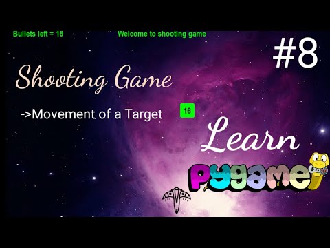 Python game development using Pygame - Movement of our target #8