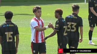 松木玖生 vs ジリンガム｜プレシーズンマッチで1ゴール！サウサンプトンで輝く一戦