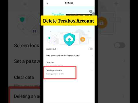 How To Delete Terabox Account Permanently | Terabox account permanently delete kaise kare #terabox