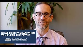 FAQ: What does it mean when you plead the fifth?