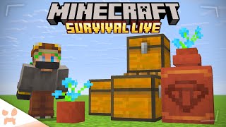 BUILDING MY FIRST STORAGE BUILDING In My Minecraft Forever World!