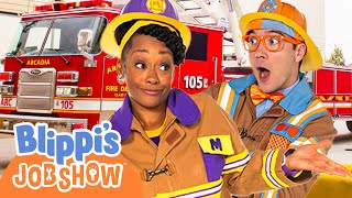 Firefighters Blippi & Meekah Save The Day! | Educational Videos for Kids | Blippi & Meekah Kids TV