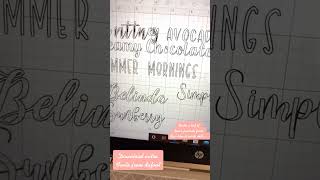 Essential cricut font tips for your next project! #cricuthacks