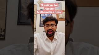 Solutions for Apostol book Mathematics #Mathematics #shorts #apostol #exam #students