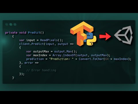 Importing a Python Tensorflow model in Unity! (using a websocket)